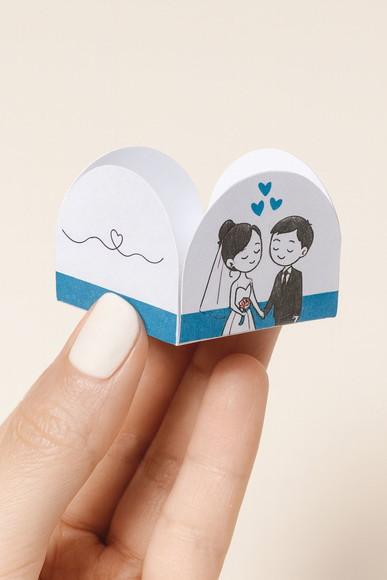 50 Forminhas Tema Casamento - Pronto Entrega