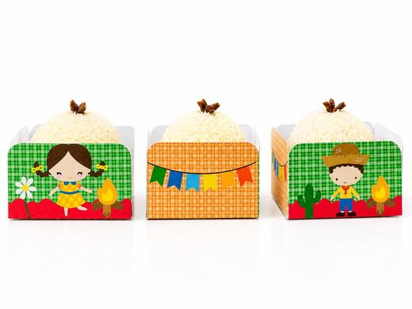 50 Forminhas Tema Festa Junina - Envio Rápido