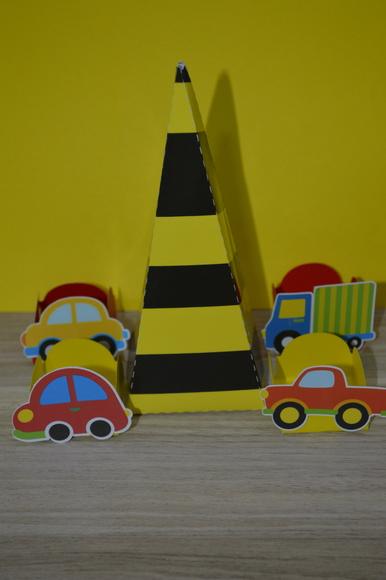 Caixa Cone tema Carros