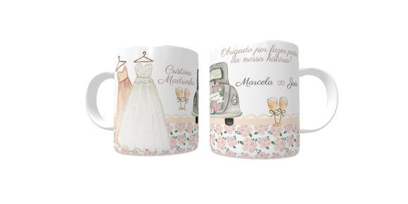 Caneca de Porcelana Casamento