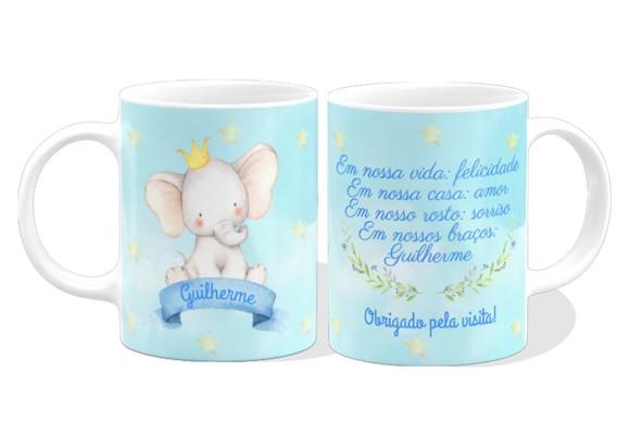 Caneca de Porcelana Elefantinho