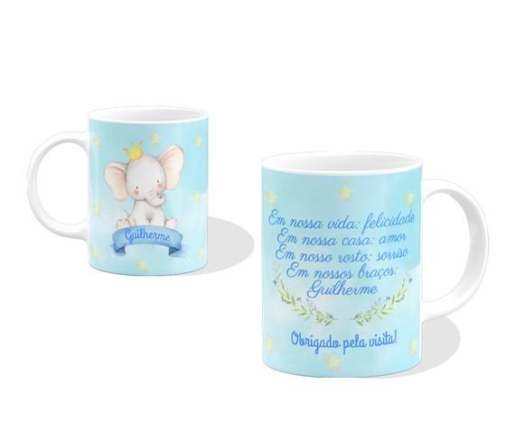 Caneca de Porcelana Elefantinho