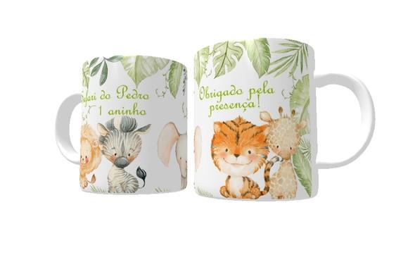 Caneca de Porcelana Safari