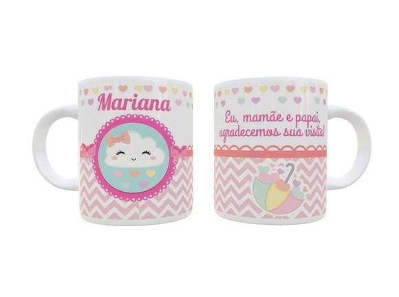 Caneca Lembrancinha de nascimento