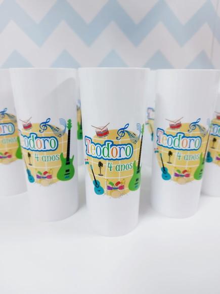 Copo Long Drinks Tema Música
