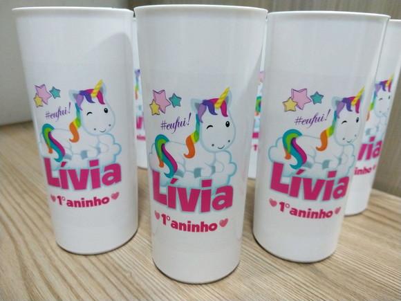 Copos Long Drinks Unicornio