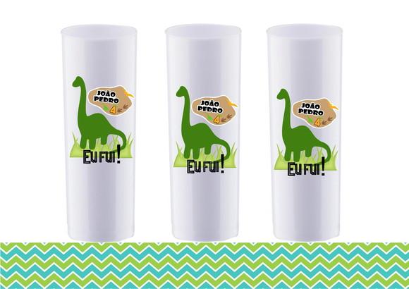 Copos Long Drinks Dinossauros