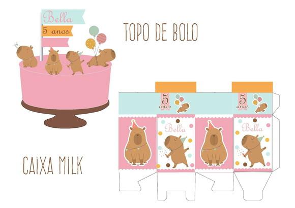 Kit Festa - Tema Capivara Especial