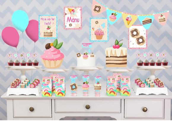 Kit Festa - Tema Confeitaria