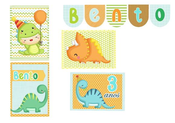 Kit Festa - Tema Dinossauro Baby