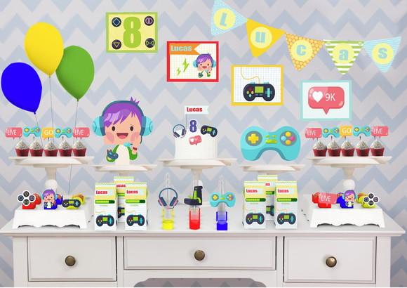 Kit Festa - Tema Gamer