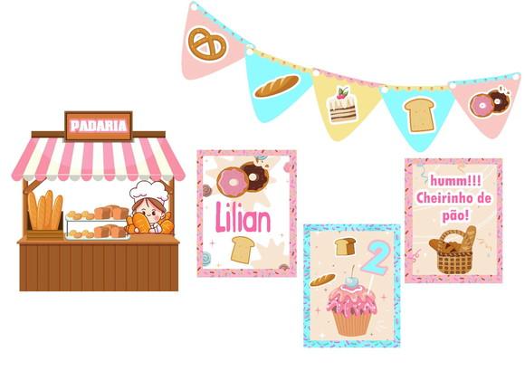 Kit Festa - Tema Padaria