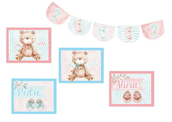 Kit Festa Só Um Bolinho - Chá Revelação
