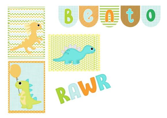Kit Festa Só Um Bolinho - Tema Dinossauro Baby