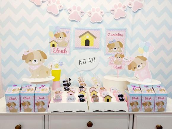 Kit So Um Bolinho - Tema Cachorrinhos