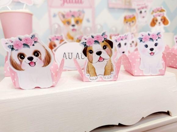 Kit So Um Bolinho - Tema Cachorrinhos