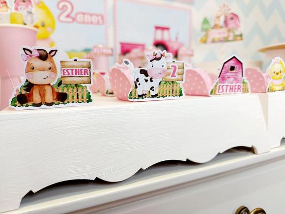 Kit So Um Bolinho Fazendinha Meninas