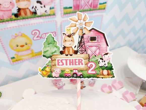 Kit So Um Bolinho Fazendinha Meninas