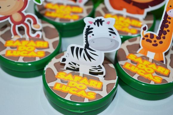 Latinha 3D Tema Safari