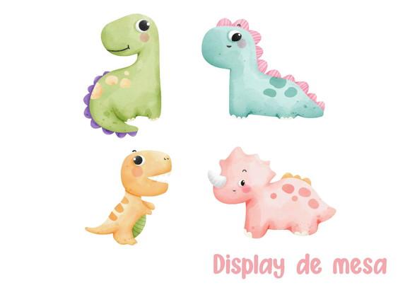 Promoção Kit Festinha Dinossauro Rosa