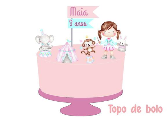 Promoção Kit Festinha Tema Circo Rosa