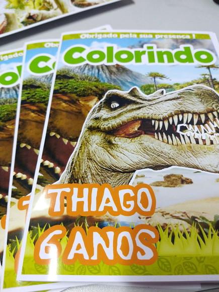 PROMOÇÃO Revista para Colorir Dinossauros
