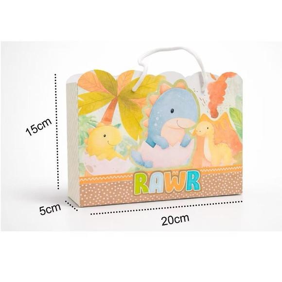 Sacolinha Dino Baby Lembrancinha Pronto Entrega