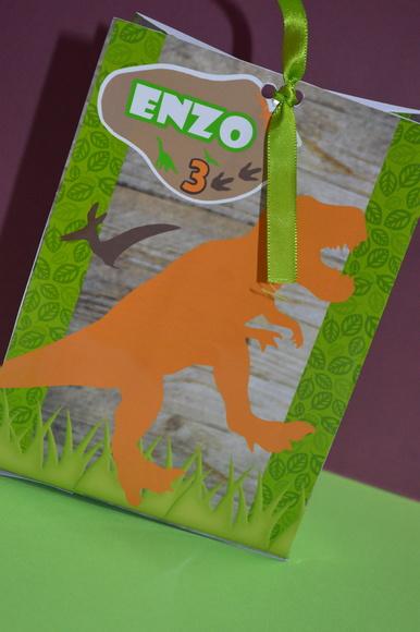 Sacolinha Personalizada Dinossauros