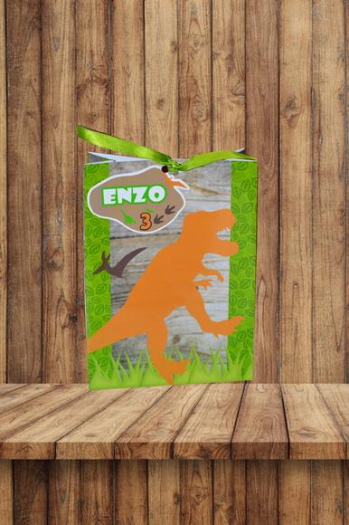 Sacolinha Personalizada Dinossauros