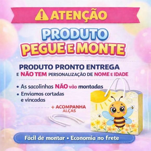 Sacolinha Surpresa Leaozinho Lembrancinha - Pronto Entrega