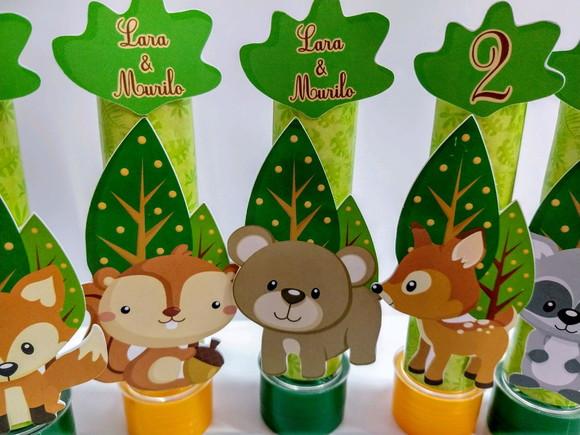 Tubetes Tema Bosque