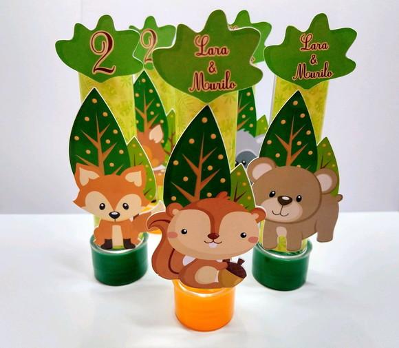 Tubetes Tema Bosque