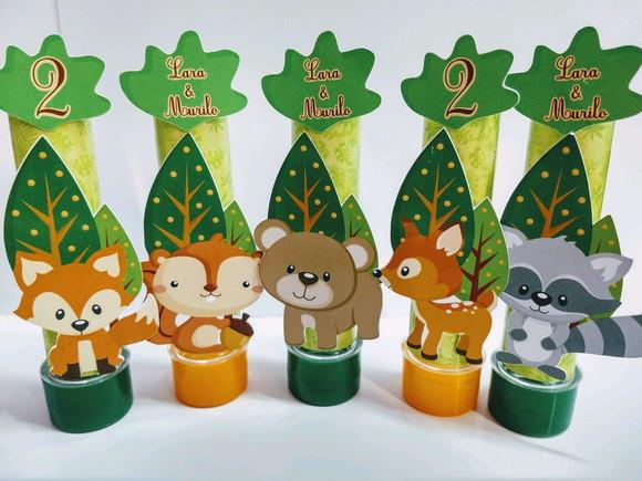 Tubetes Tema Bosque