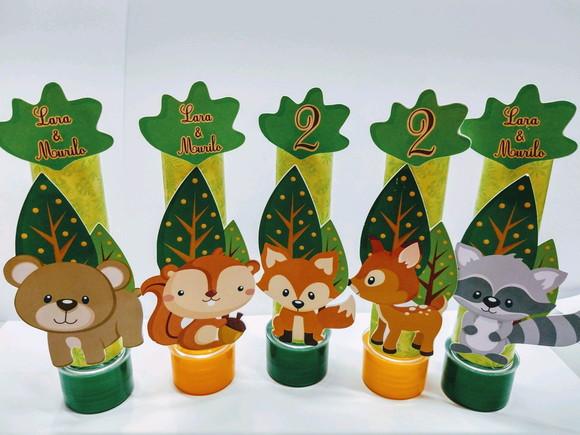 Tubetes Tema Bosque