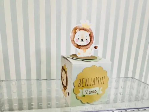 20 Personalizados Tema Príncipe Leãozinho