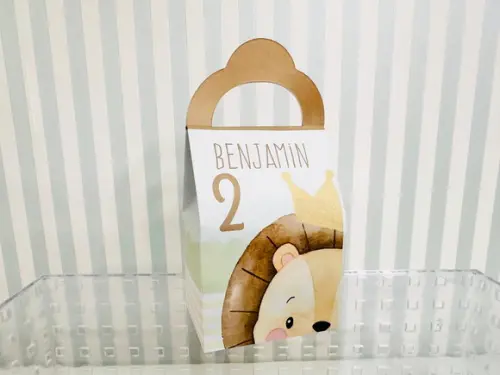 20 Personalizados Tema Príncipe Leãozinho