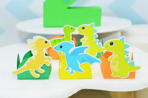 50 Forminhas Dinossauros Baby