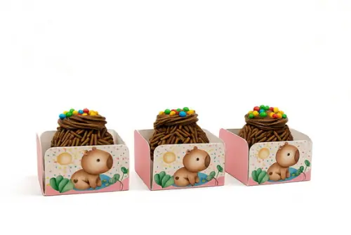 50 Forminhas Tema Capivara Candy - Envio Rápido