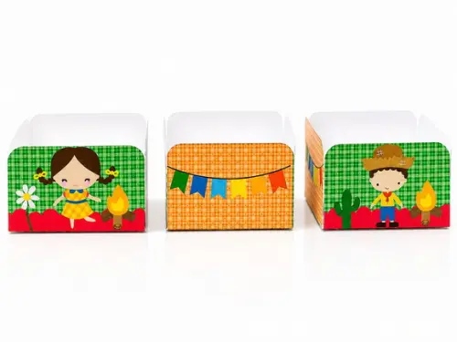 50 Forminhas Tema Festa Junina - Envio Rápido
