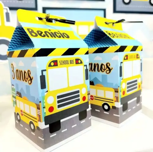 Caixinhas Milks Onibus Amarelo