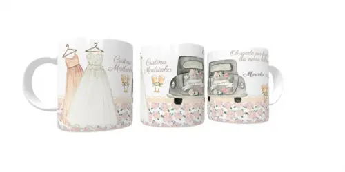 Caneca de Porcelana Casamento