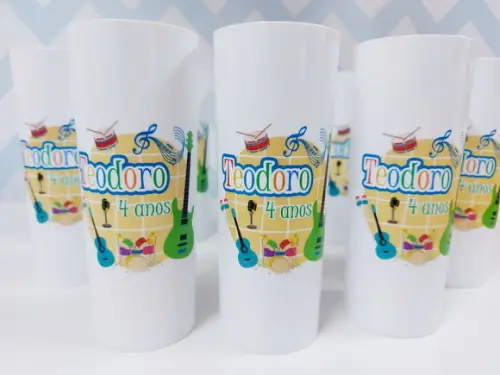 Copo Long Drinks Tema Música
