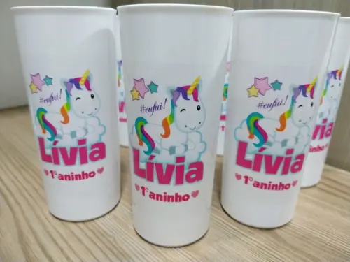 Copos Long Drinks Unicornio