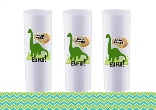 Copos Long Drinks Dinossauros