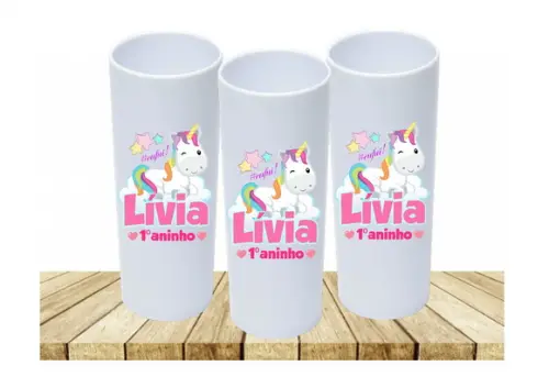 Copos Long Drinks Unicornio