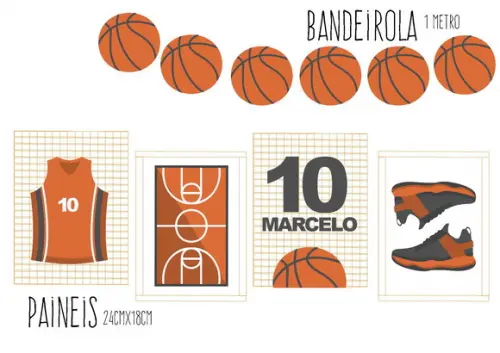 Kit Festa - Tema Basquete