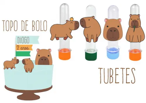 Kit Festa - Tema Capivara 1