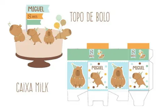 Kit Festa - Tema Capivara Especial