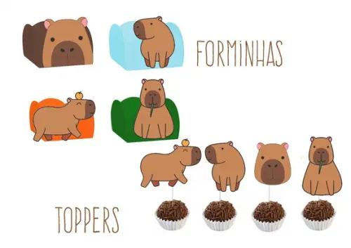 Kit Festa - Tema Capivara Especial 2