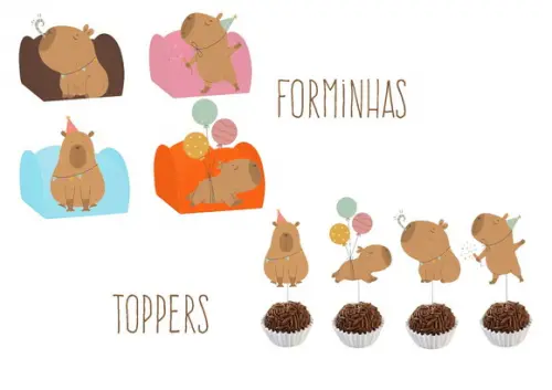 Kit Festa - Tema Capivara Especial 3